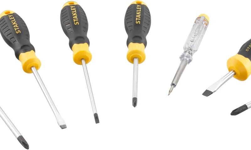 stanley set di avvitamento  set da 6 giraviti cushion grip 7 pezzi