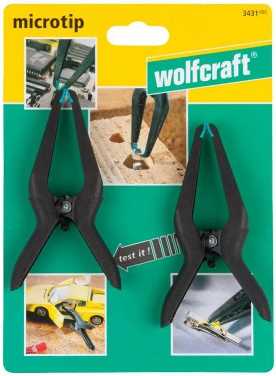 wolfcraft morsetto a molla wolfraft, 60 mm