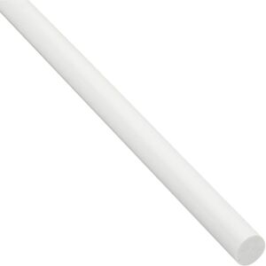 STANDERS Profilo tondo  in pvc bianco opaco Ø 12 mm x L 1 m