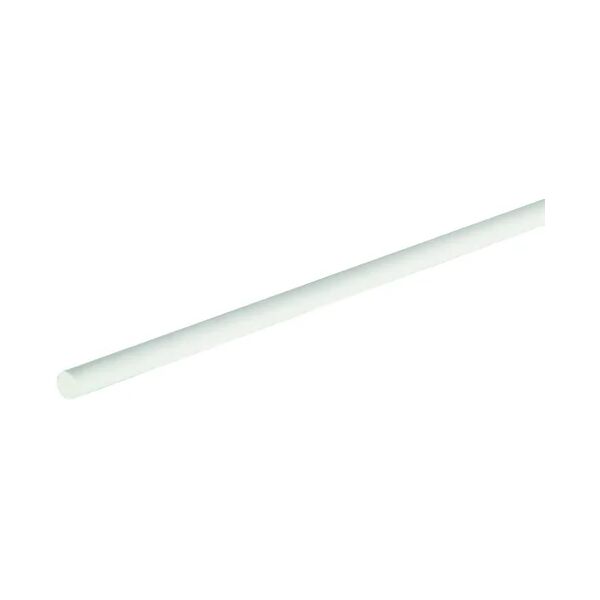 arcansas profilo tondo  in pvc bianco opaco Ø 8 mm x l 1 m