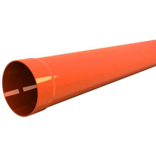 leroy merlin tubo per evacuazione acqua arancio in pvc Ø 140 mm l 1 m