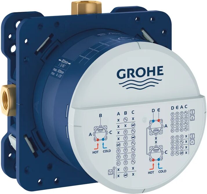 grohe rubinetto per doccia rapido blu opaco