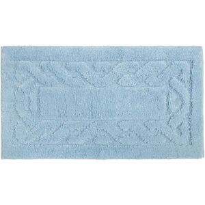 Leroy Merlin Tappeto bagno rettangolare Dalì in cotone azzurro 110 x 55 cm