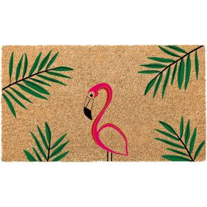 Leroy Merlin Zerbino Italo Flamingo in cocco multicolore 40x70 cm