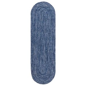 Leroy Merlin Tappeto Solid Blue Oval blu, 60x120 cm