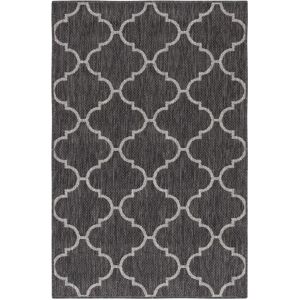 Leroy Merlin Tappeto Flatweave Trellis nero, 120x170 cm