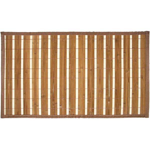 leroy merlin passatoia bamboo antiscivolo in bambù colori assortiti, 50x180 cm