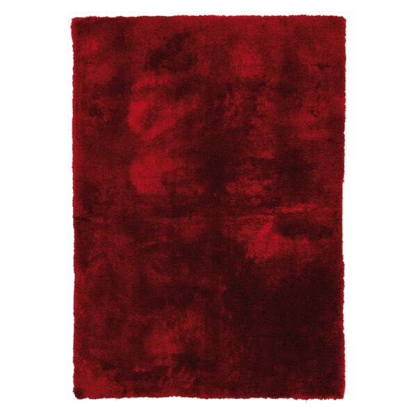 leroy merlin tappeto shaggy coccole rosso, 120x170 cm