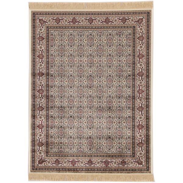 leroy merlin tappeto farshian herat 1 in viscosa beige, 140x190 cm