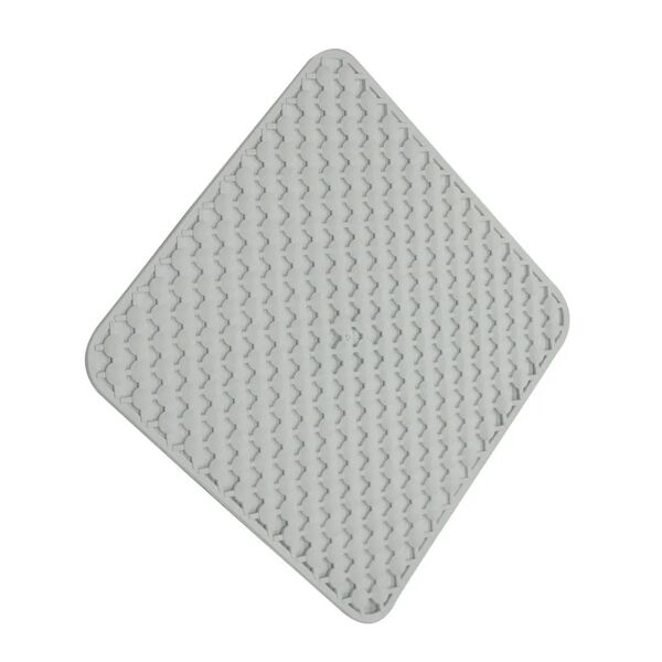 leroy merlin tappeto antiscivolo quadrato geomag in gomma bianco 53 x 53 cm