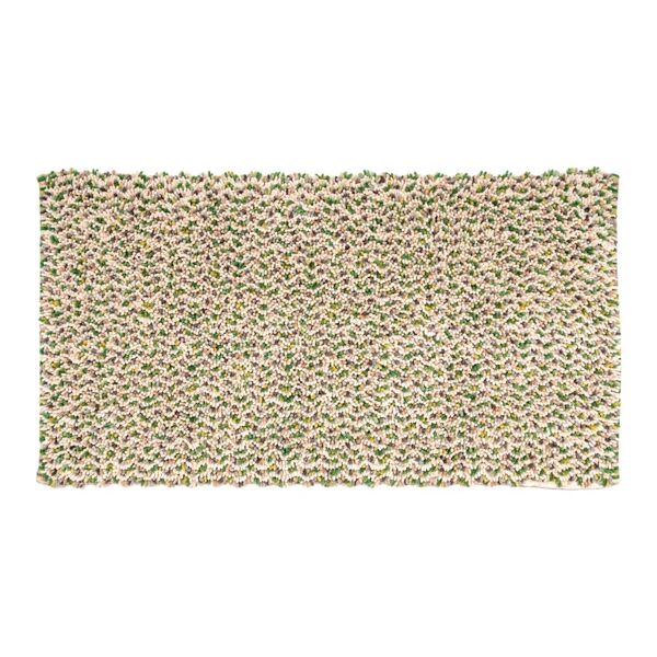 leroy merlin tappeto bagno rettangolare speed in cotone verde 100 x 55 cm