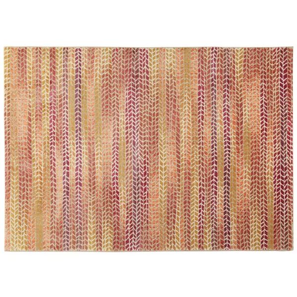 leroy merlin tappeto four maresons 2 arancione, 160x230 cm