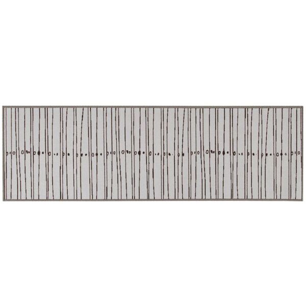 leroy merlin tappeto zen antiscivolo grigio, 57x200 cm