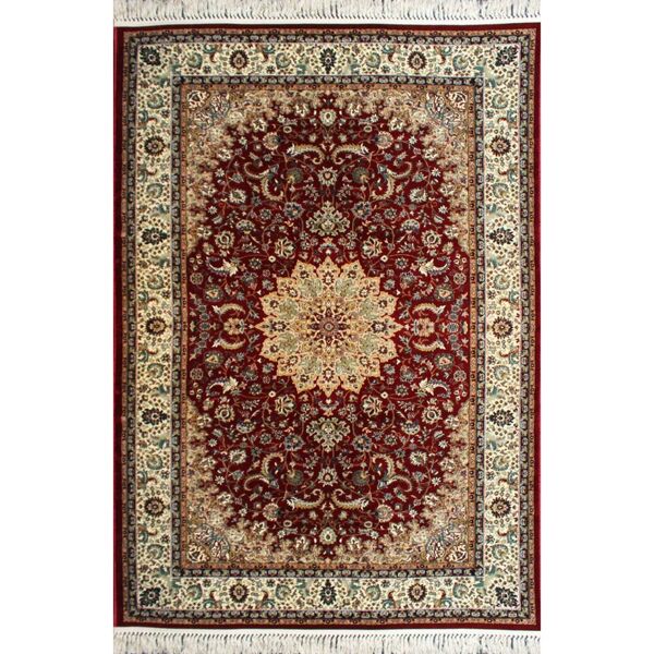 leroy merlin tappeto oriental 144 rosso e beige, 140x200 cm