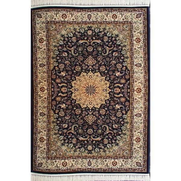 leroy merlin tappeto oriental 144 blu scuro, 80x150 cm