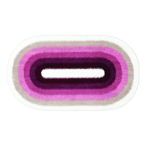 leroy merlin tappeto bagno ovale bahia in polipropilene rosa 100 x 60 cm