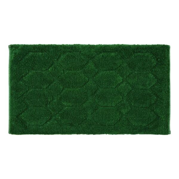 leroy merlin tappeto bagno rettangolare romeo in cotone verde 100 x 54 cm