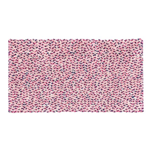 leroy merlin tappeto bagno rettangolare speed55x80r in cotone rosa 80 x 55 cm