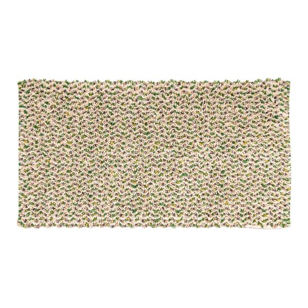 leroy merlin tappeto bagno rettangolare speed55x80d in cotone verde 80 x 55 cm