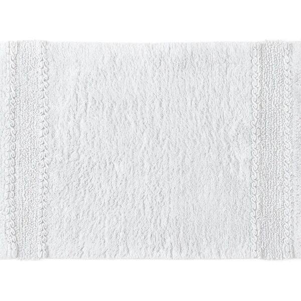 leroy merlin tappeto bagno rettangolare in cotone bianco 80 x 50 cm