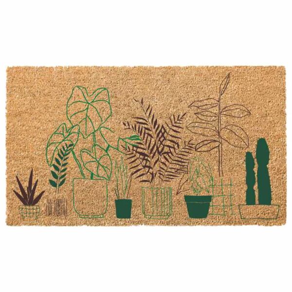 velcoc zerbino mix piante in cocco beige 40x70 cm