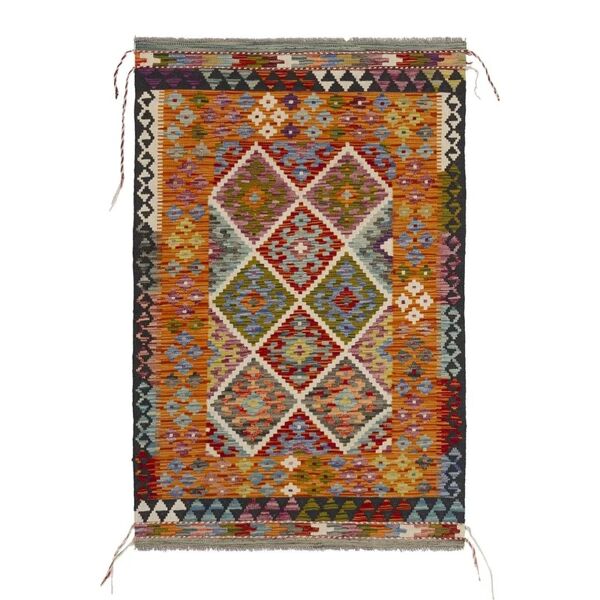 leroy merlin tappeto kaudani 22 in lana, annodato a mano, multicolore, 96x148 cm