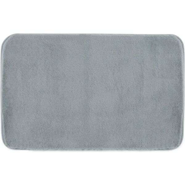 gedy tappeto bagno rettangolare tappeto bagno fuzzy 50x80 polvere in poliestere azzuro polvere 80 x 50 cm