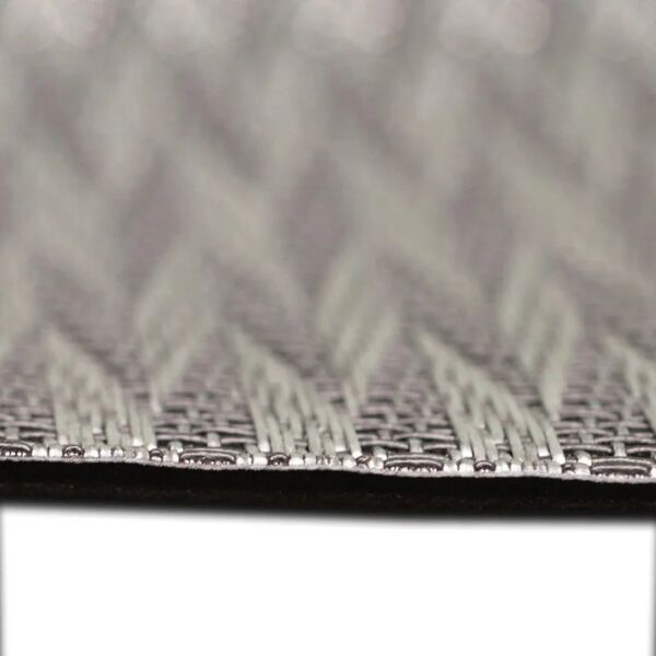 leroy merlin tappeto spiga antiscivolo in pvc argento e grigio scuro, 50x280 cm