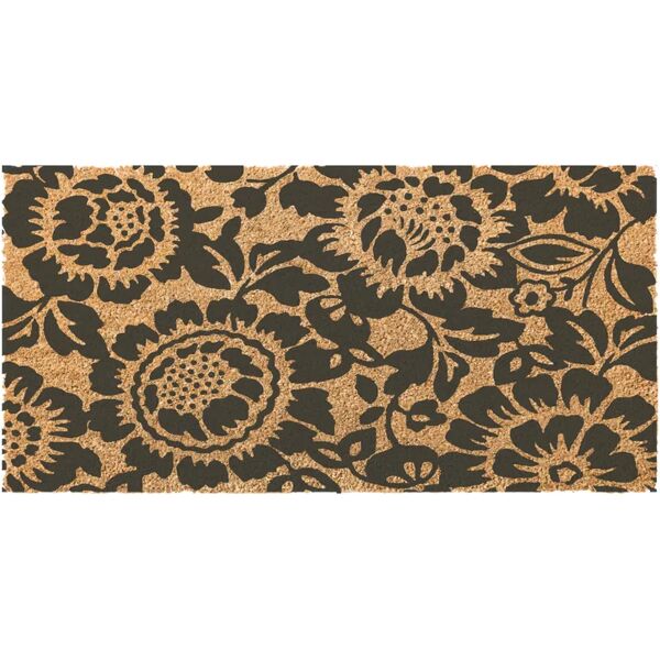 velcoc zerbino floreal in cocco beige l 40 x 80 cm