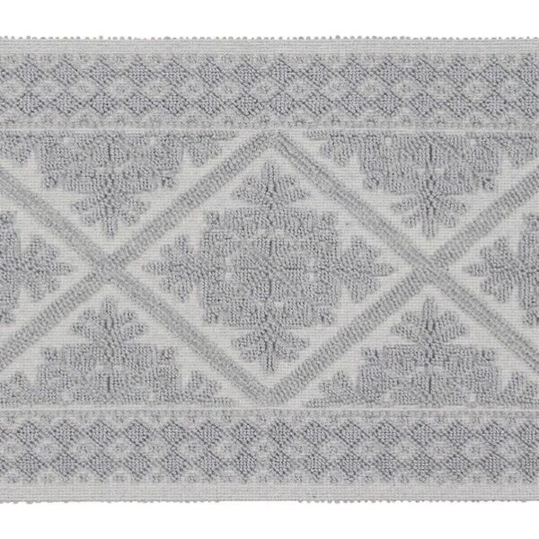 leroy merlin tappeto italia in cotone grigio / argento, 50x80 cm