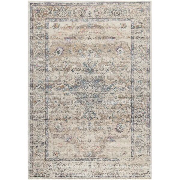 leroy merlin tappeto giorgia medallion beige, 80x300 cm