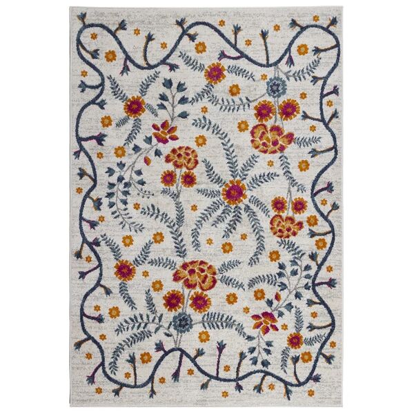 leroy merlin tappeto mamoo floral pattern multicolore, 160x230 cm