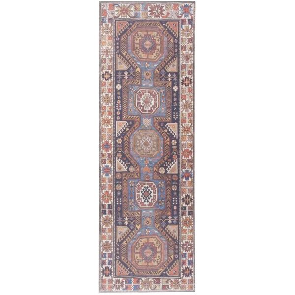 leroy merlin tappeto vista shirwan in eva (etilene vinil acetato) multicolore - stampato, 66x200 cm