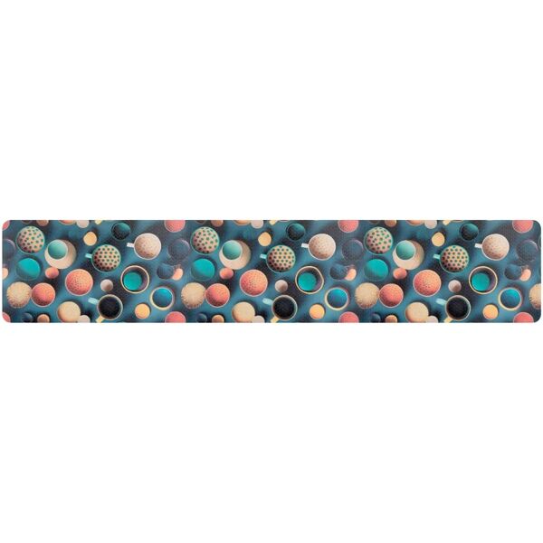 leroy merlin tappeto full tazze antiscivolo in pvc multicolore, 55x240 cm