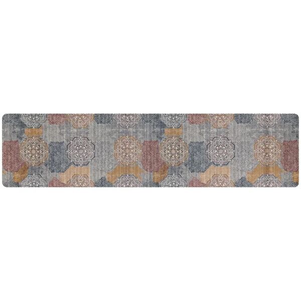leroy merlin tappeto lucky antiscivolo grigio, 50x270 cm