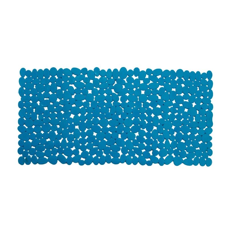 leroy merlin tappeto bagno rettangolare mr peeble in pvc azzurro 70 x 35 cm