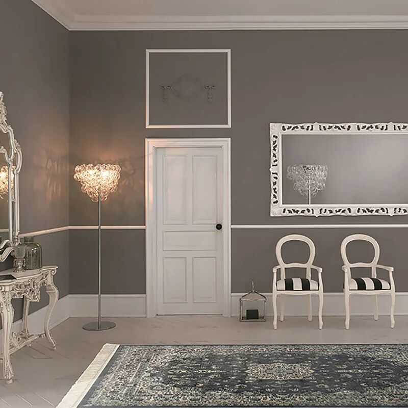 leroy merlin tappeto hereke 184 antiscivolo in viscosa grigio, 160x230 cm