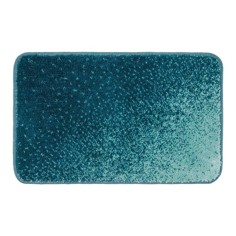 leroy merlin tappeto bagno rettangolare pixel in polipropilene blu 80 x 50 cm