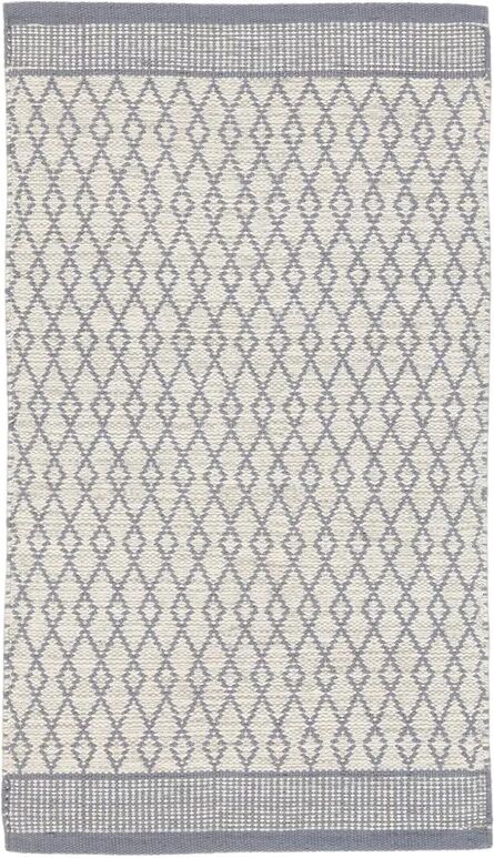 leroy merlin tappeto bay in cotone grigio, 50x80 cm