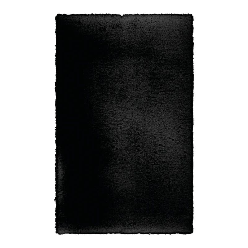 leroy merlin tappeto carezza antiscivolo nero, 120x170 cm