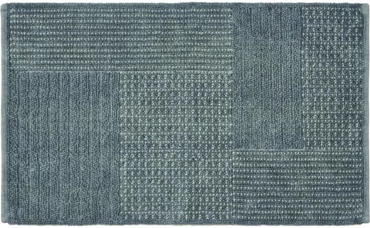 leroy merlin tappeto bagno rettangolare alicia in cotone antracite 90 x 55 cm