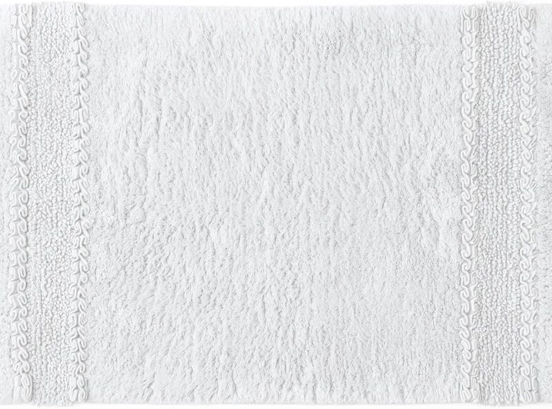 leroy merlin tappeto bagno rettangolare in cotone bianco 80 x 50 cm