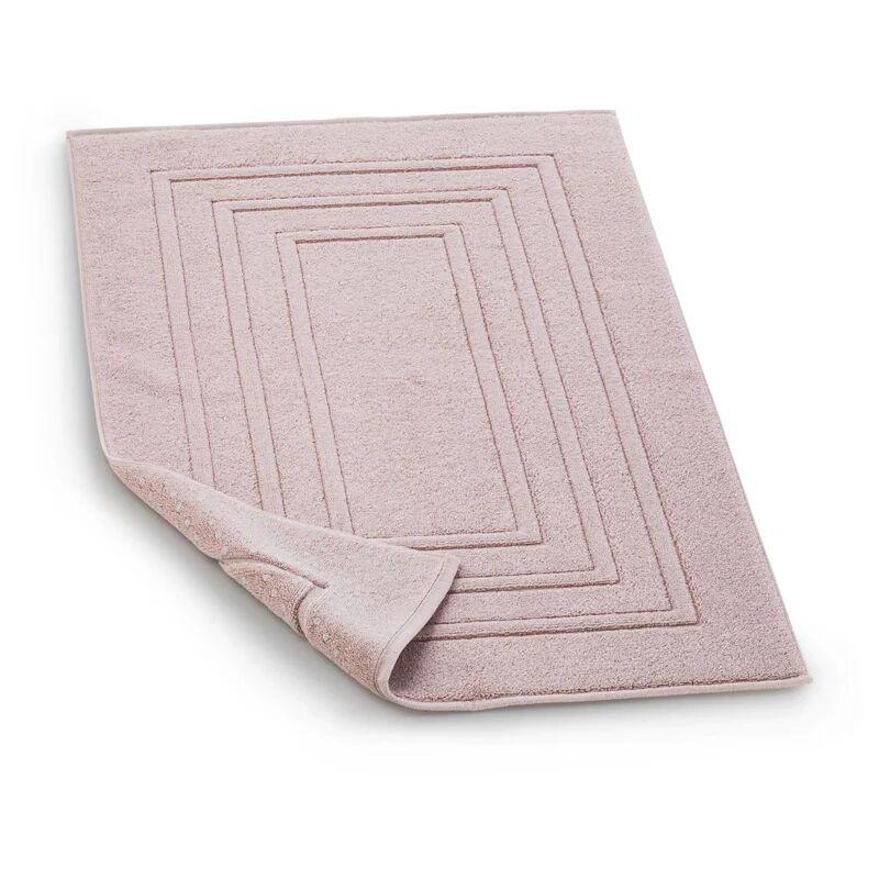 leroy merlin tappeto bagno rettangolare in cotone rosa 100 x 62 cm