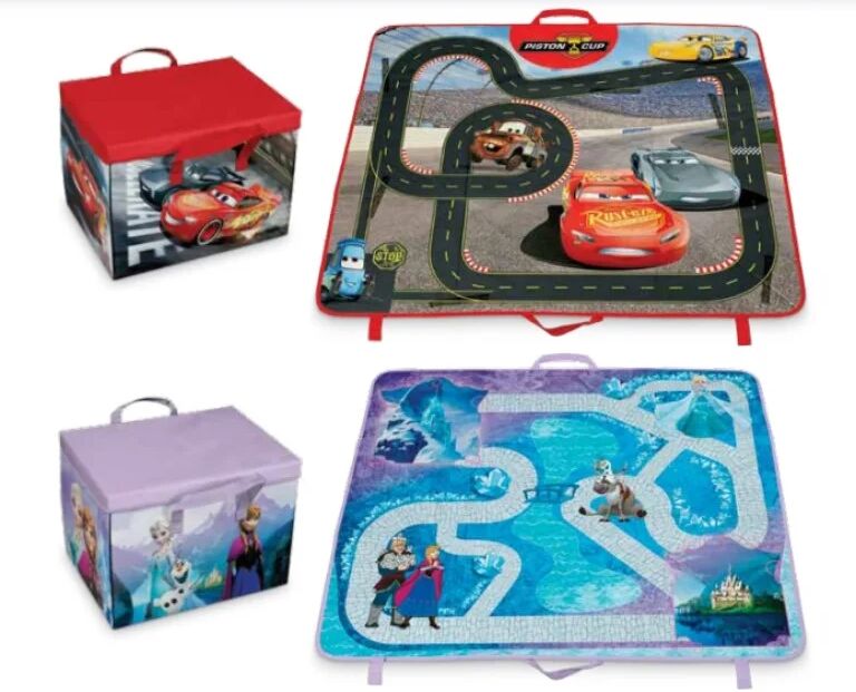 domopak - disney scatola+tappeto 41x31x28cm