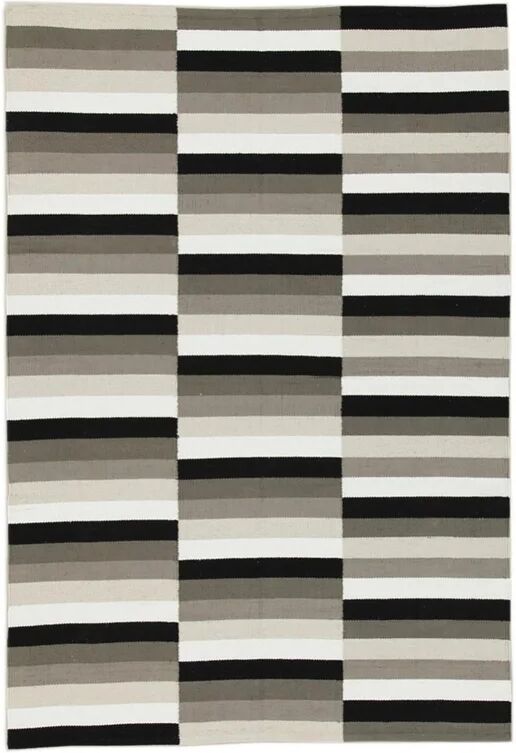 Leroy Merlin Tappeto Playfull in cotone nero, bianco e beige, 140x200 cm