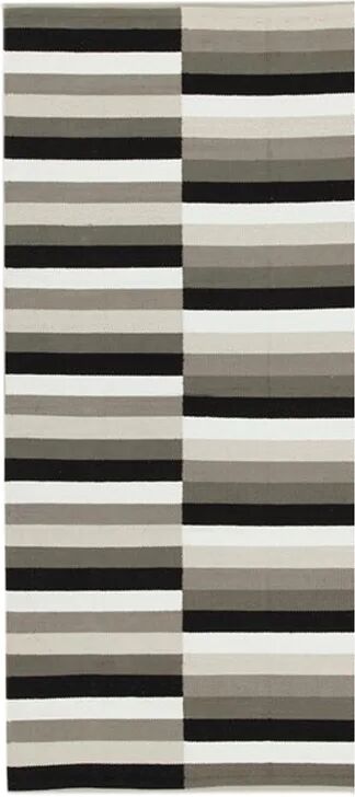 Leroy Merlin Tappeto Playfull in cotone nero, bianco e beige, 60x120 cm