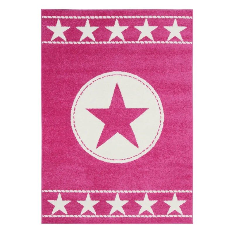 Leroy Merlin Tappeto Star kids rosa, 60x120 cm