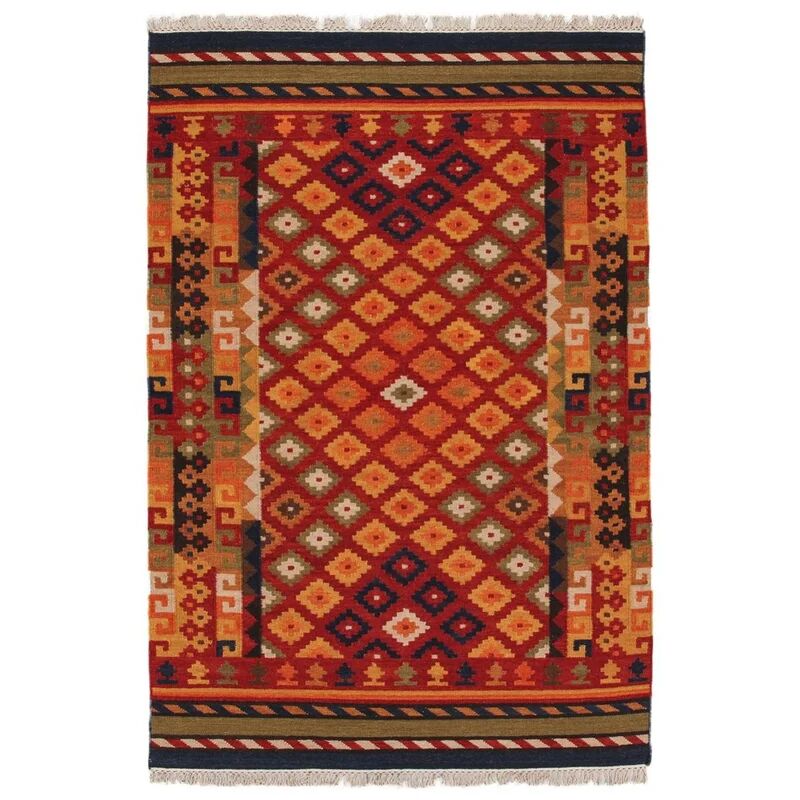 Leroy Merlin Tappeto Kilim Sivas 1 in lana marrone, 60x90 cm