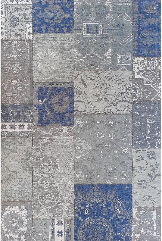 Leroy Merlin Tappeto Kilim in acrilico blu e grigio, 160x230 cm