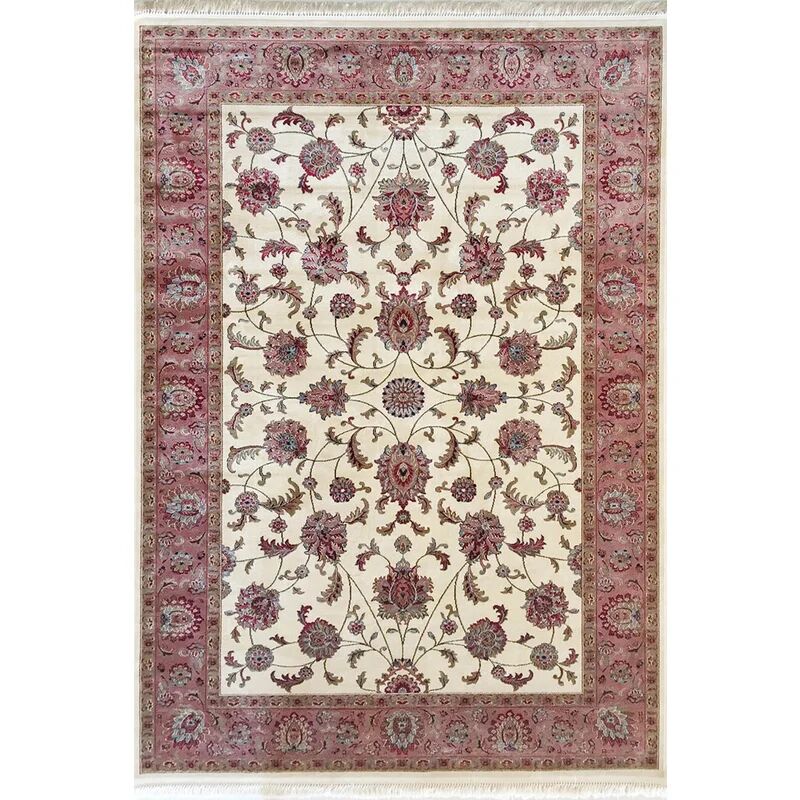 Leroy Merlin Tappeto Oriental in viscosa rosa, 67x210 cm